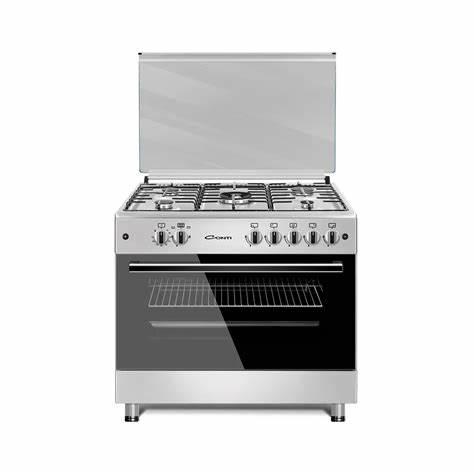 كونتي غاز 90 سم 5 شعلات ستيل5 كونتي غاز 90 سم 5 شعلات ستيل5