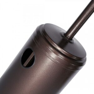 سامكس مدفأة غاز فناء باللون الاسود