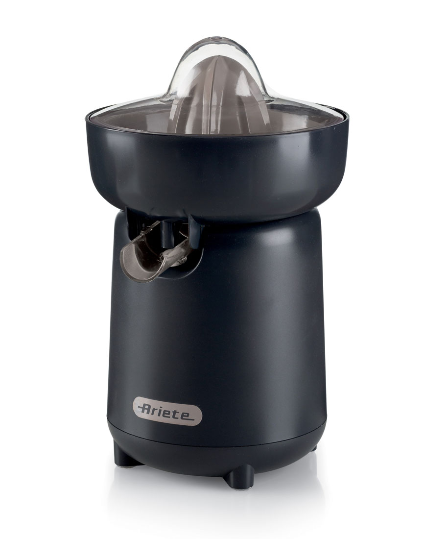 ARIETE BREAKFAST CITRUS JUICER 40W, 2 REMOVABLE CONESRIGHTampLEFT ROTATION WITH PRESSURE ON THE CONEDUST COVER,COLOURDARK GERY اريتي عصارة حمضيات 40 واط لون أسود