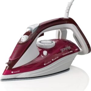 Gorenje 3000 watt steam iron in red color
