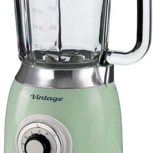 أريتي فينتج خلاط زجاجي بسعة 1.5 لتر، مزود 4 شفرات، 4 سرعات، قوة 1000 واط، باللون الأخضر
