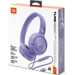 جي بي ال TUNE 520C سماعة رأس سلكية يو اس بي سي متعددة الألوان