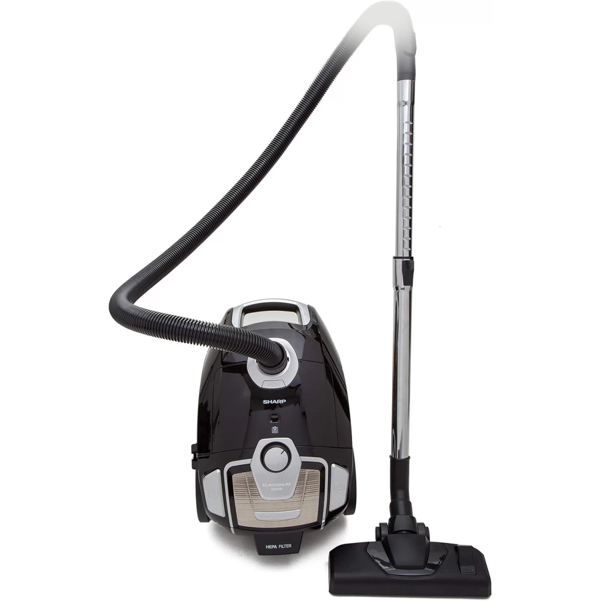 شارب مكنسة كهربائية EC-BG2004C-BZ بقوة 2200 واط مع كيس وفلتر HEPA Sharp EC-BG2004C-BZ 2200 watt vacuum cleaner with bag and HEPA filter