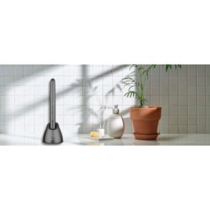 مكواة لاسلكية، 40 دقيقة تشغيل، صفائح سيراميك، 4 درجات حرارة (160-220 °C)، قفل أمان، قاعدة شحن.