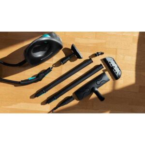 مكنسة بخار أسطوانية بقدرة 2000 واط، ضغط 4 بار، تنظيف متعدد الأسطح، خزان كبير، بخار متواصل، نظام ترشيح متطور.