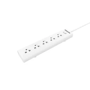 Philips Power Strip 5 Outlet Power Strip with Overload Protection 3m EU
