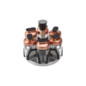 كاراجا طقم بهارات ديمبل نحاسي 7 قطع