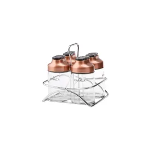 كاراجا طقم توابل ديمبل نحاسي 5 قطع