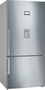 Bosch No Frost Refrigerator and Freezer, 682 Liters, Stainless Steel