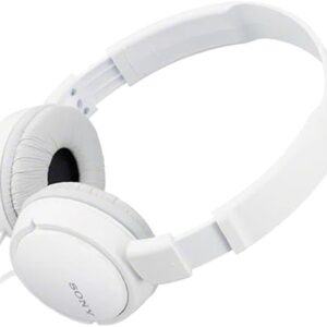 Sony wired headphones in white