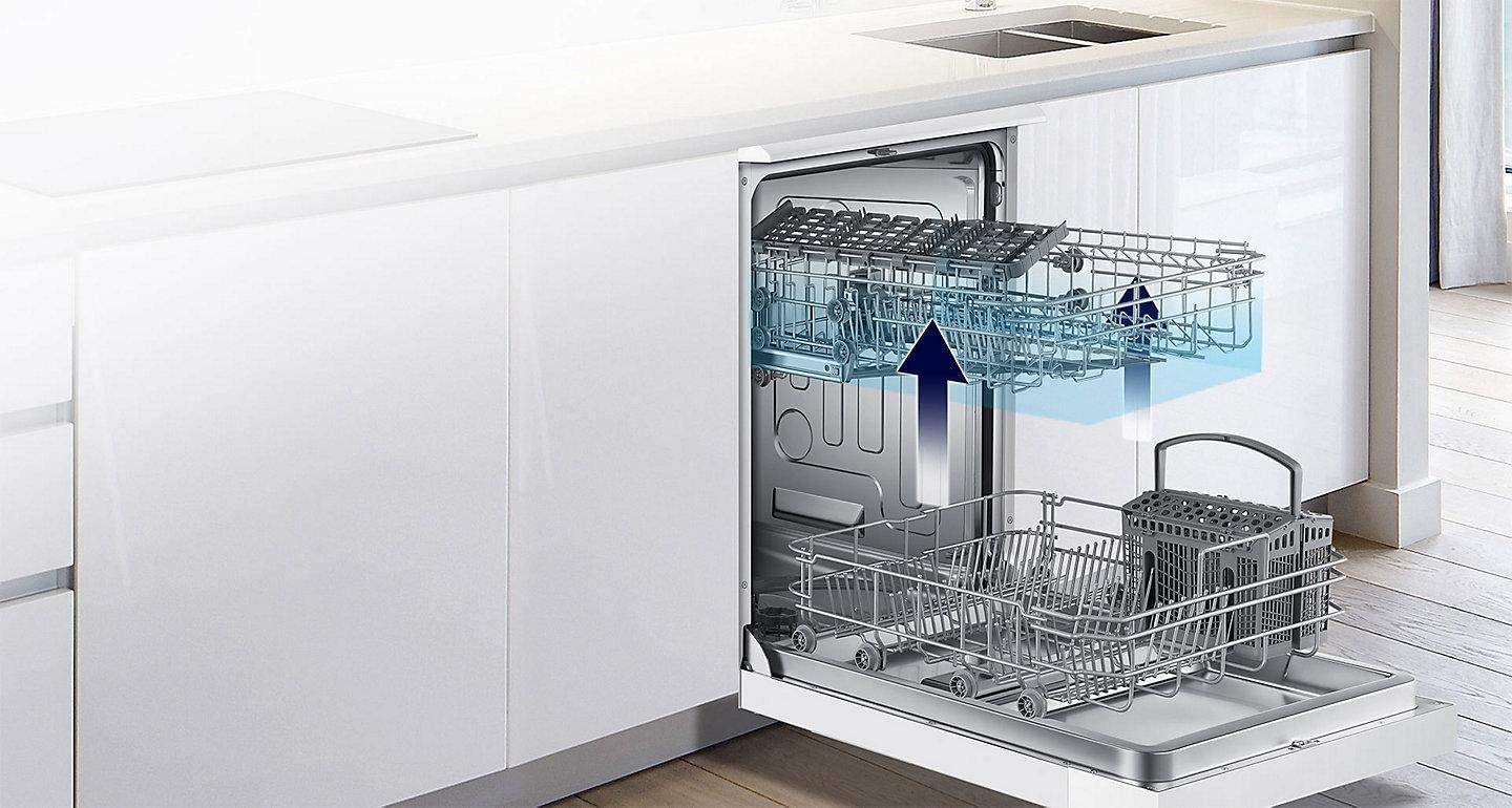 713F3WAan4L Samsung 5 Program Dishwasher in Silver