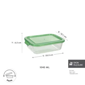 كاراجا وعاء حفظ طعام زجاجي لوسي 1044 مل