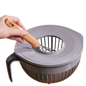 Karaca 3-in-1 Mixing Bowl with Gray Blender