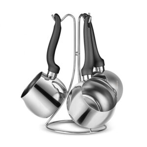 كاراجا طقم ركوات قهوة فليفا 3 قطع أسود