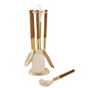 كاراجا طقم أدوات مطبخ هاربر مع حامل 7 قطع