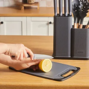 Karaca Massimo 12 Piece Anthracite Cutting Set