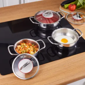 كاراجا طقم طناجر إميرغان ستانلس ستيل