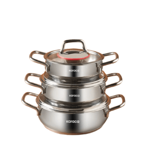 كاراجا طقم طناجر إميرغان ستانلس ستيل