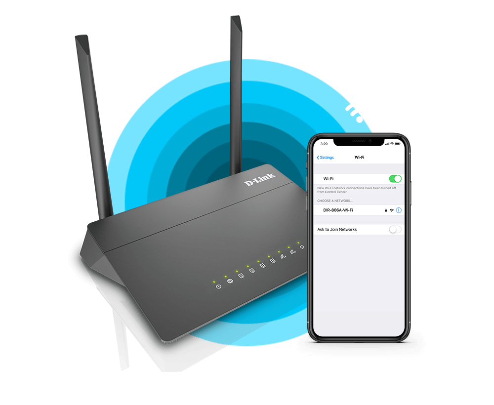 D-Link Dual-Band WiFi Router D-Link Dual-Band WiFi Router