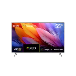 تشيك شاشة QLED  55 بوصة مزودة بتقنية Google TV