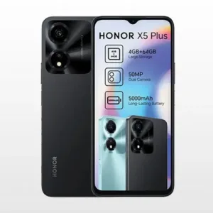 هونر هاتف X5 PLUS 4 جيجا +64 جيجا أسود منتصف بطاقة مزدوجة EU