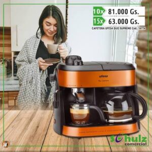 يوفيسا ماكينة تحضير قهوة كومبي 10 أكواب 1800 واط