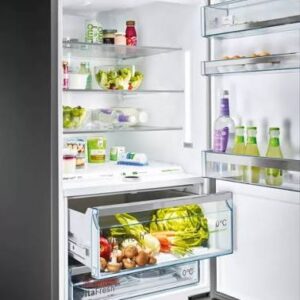 Bosch No Frost Refrigerator and Freezer, 682 Liters, Stainless Steel
