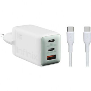 INFINIX 68-watt Fast Charger in White