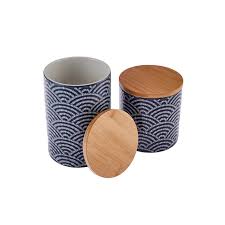 كاراجا وعاء تخزين الطعام لوفي بقطعتين ازرق