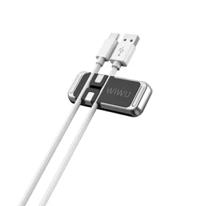 WIWU Magnetic Car Cell Phone Holder with Cable3
