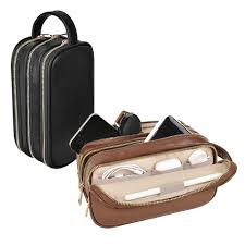 WIWU triple split leather handbag