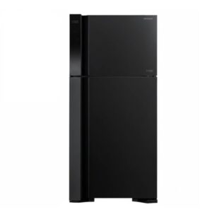 هيتاشي ثلاجة إنفرتر 510 لتر باللون الأسود الزجاجي