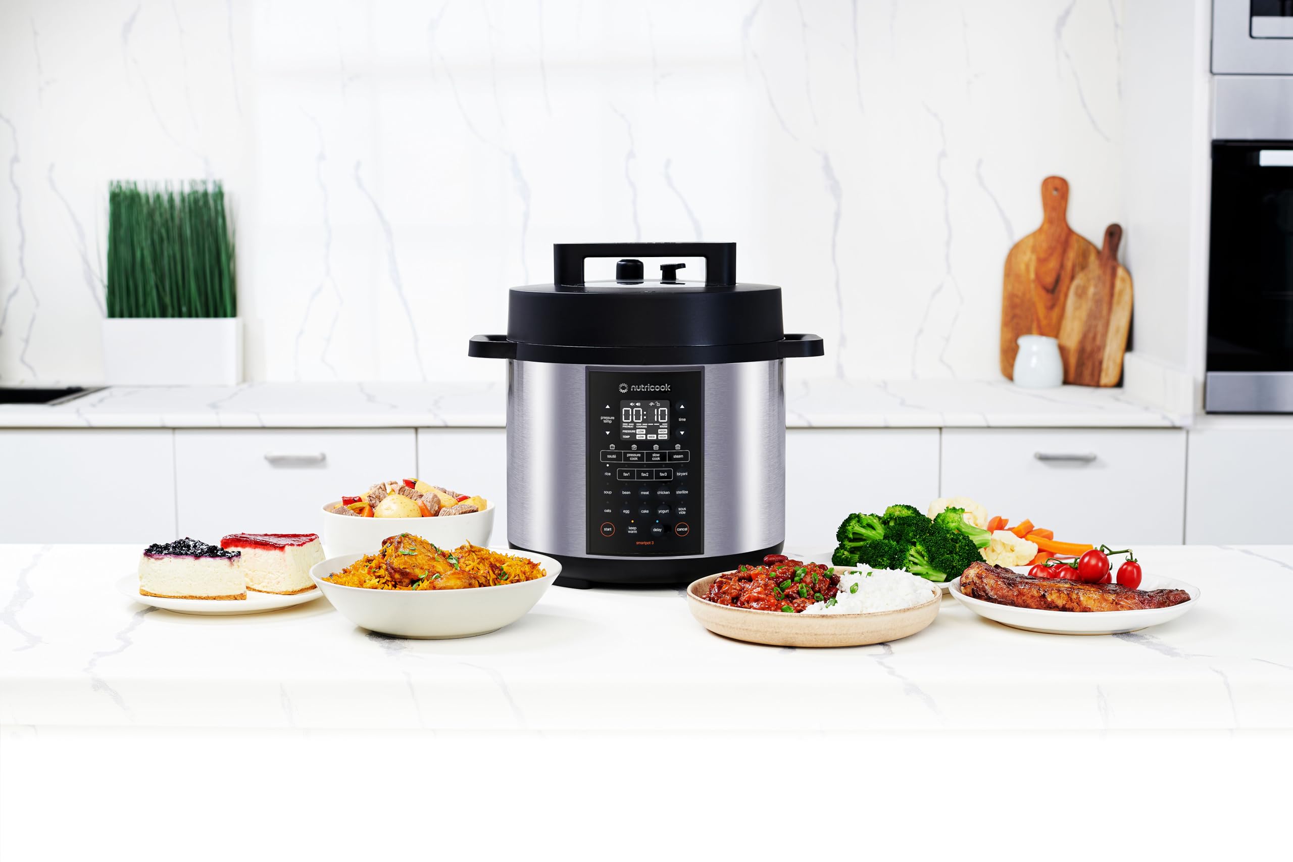 نيوتري كوك طنجرة ضغط 6 لتر 1200 واط نيوتري كوك طنجرة ضغط 6 لتر 1200 واط