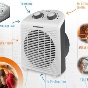 تريزا مروحة ومدفأة سخّن وبرّد