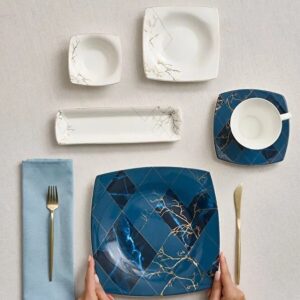 كاراجا طقم صحون فطور ميد نايت 26 قطعة