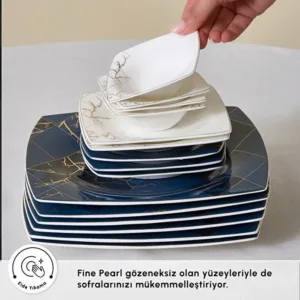 كاراجا طقم صحون فطور ميد نايت 26 قطعة