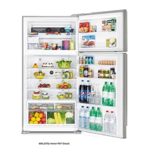 هيتاشي ثلاجة إنفرتر 700 لتر باللون الاسود 