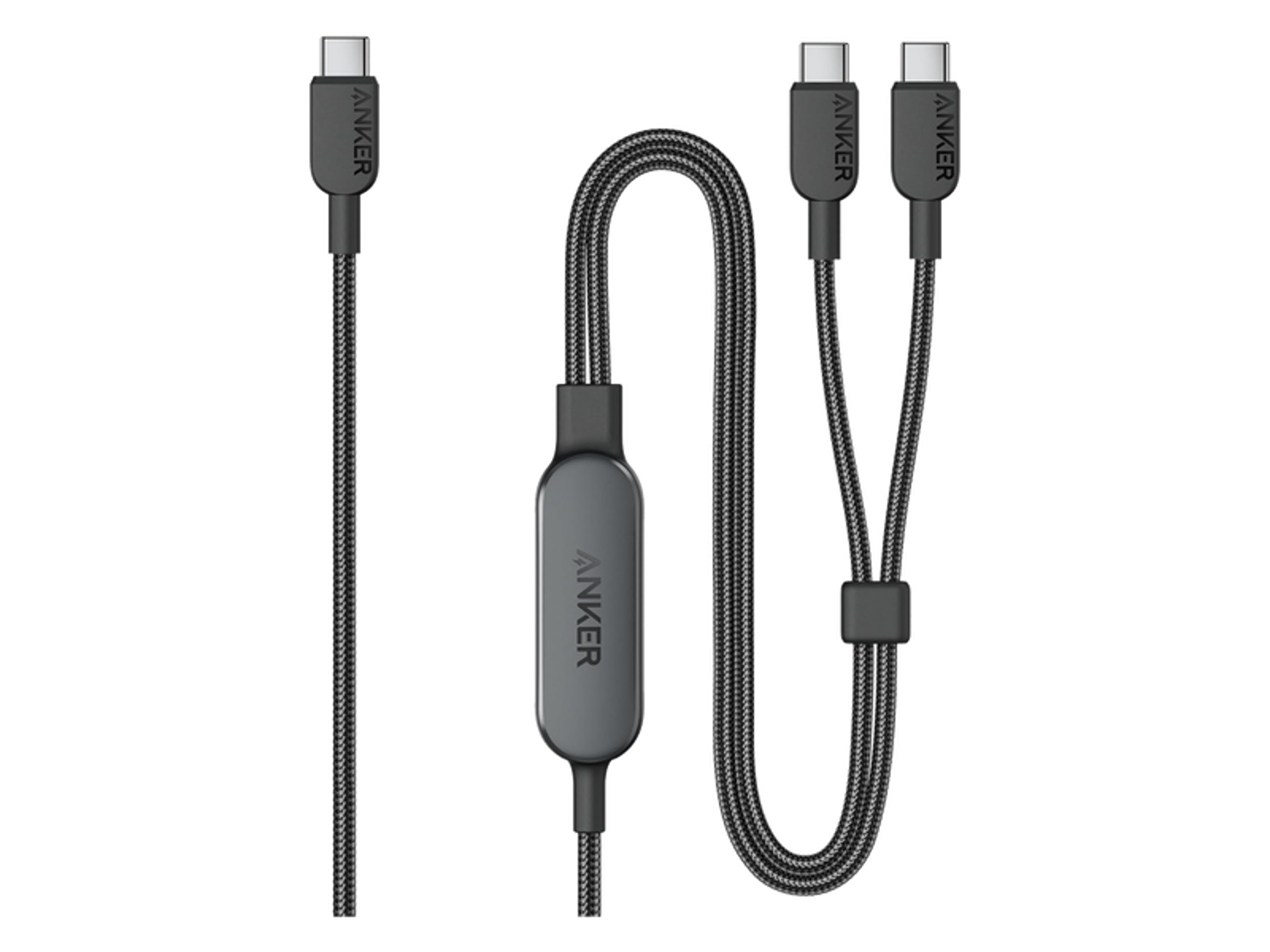 انكر كيبل شحن 2 في 1 يو اس بي-سي 140 واط انكر كيبل شحن 2 في 1 يو اس بي-سي 140 واط