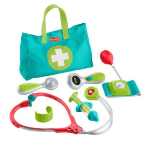 Fisher-Price - Doctor's Educational Bag - Includes 7 Medical Kits - Model HYH26 - by Mattel