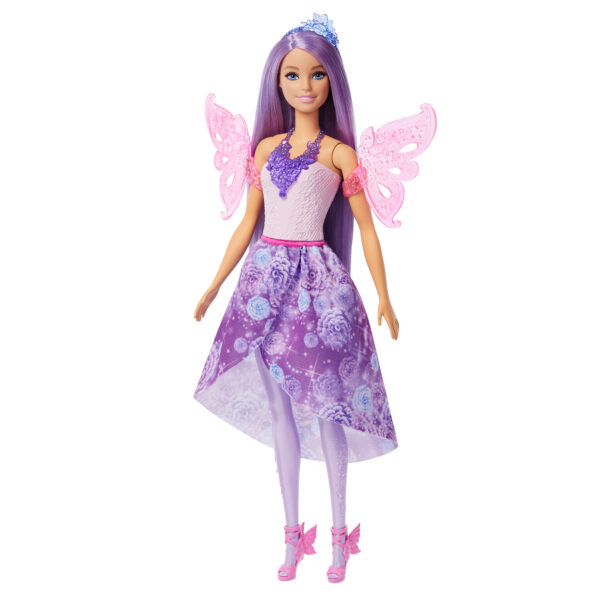دمية باربي Dreamtopia – مجموعة ملابس خيالية وتحويلية – موديل HLC28 – من Mattel دمية باربي Dreamtopia – مجموعة ملابس خيالية وتحويلية – موديل HLC28 – من Mattel