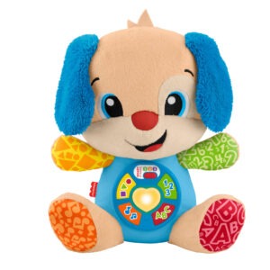 Fisher-Price - Fun Puppy for Learning - Multilingual Smart Stages Edition - Includes educational lights and songs - Model JFD20 - by Mattel
