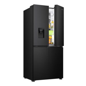 Hisense 4 Door Refrigerator 456L Black Glass