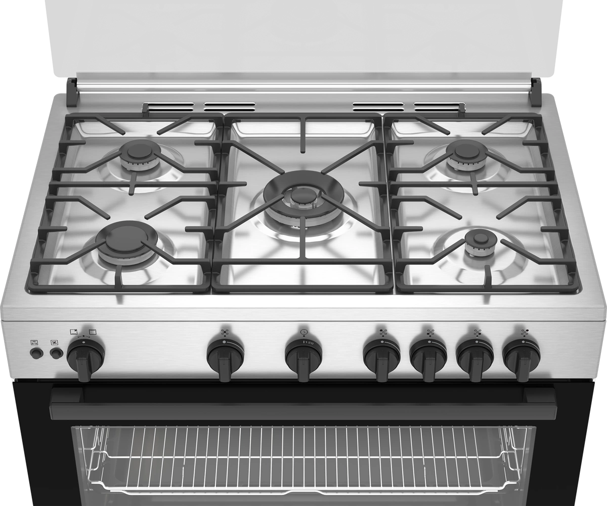 بيكو طباخ غاز 5 شعلات ستانلس ستيل بيكو طباخ غاز 5 شعلات ستانلس ستيل