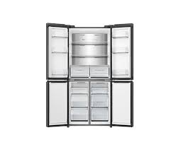 هايسنس ثلاجة 4 أبواب 456 لتر زجاج أسود