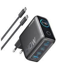 انكر شاحن جداري 4 منافذ يو اس بي-سي 140 واط  