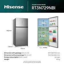 Hisense Refrigerator 557L Top Design Stainless Steel