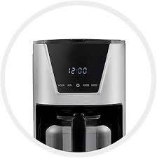 Home Electric 1.5L 900W Stainless Steel Coffee Maker