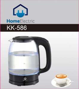 Home Electric Glass Water Kettle 1.7L 2200W  