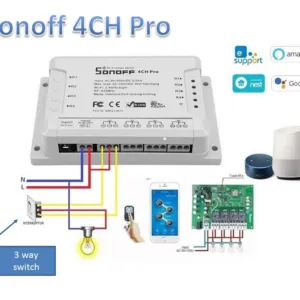 سونوف مفتاح ذكي يعمل بالواي فاي 40 أمبير