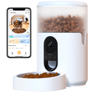ايمو موزّع طعام ذكي للحيوانات مع كاميرا 360°